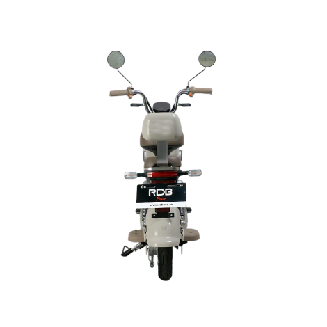 Scuter Electric RDB PARIS 600W fara permis 48V 20Ah 25km/h, crem