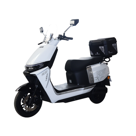 Scuter electric pentru livratori RDB INSPIRE 2000W fara permis 25 km/h, alb