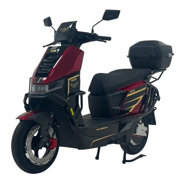 Scuter Electric RDB RAC PLUS 2000W Autonomie 80km Fara Permis 25 km/h, rosu