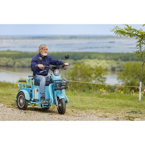 Triciclu Electric RDB SINOE PRO, fara permis, 1160W, 25km/h